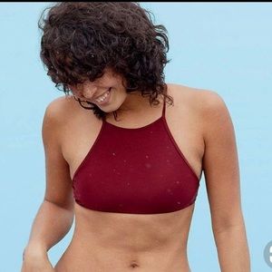 Aerie High Neck Bikini Top